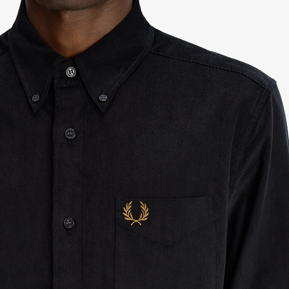 프레드페리 니들 코듀로이 셔츠 블랙(Fred Perry Needle Cord Shirt Black) - 6