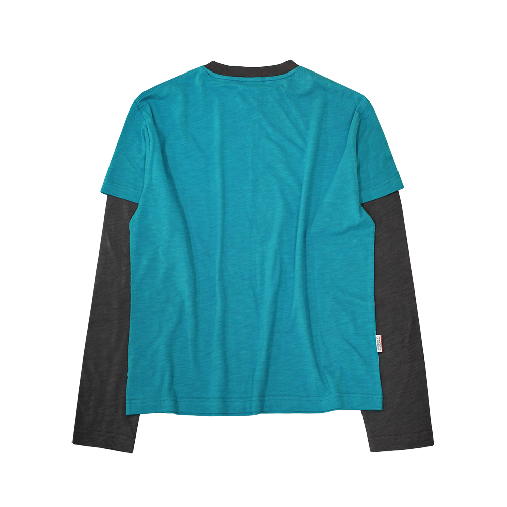 스포츠챔버 블러 서클 레이어드 티셔츠 민트(SPORT CHAMBER Blur Circle Layered T-Shirt Mint) - 2