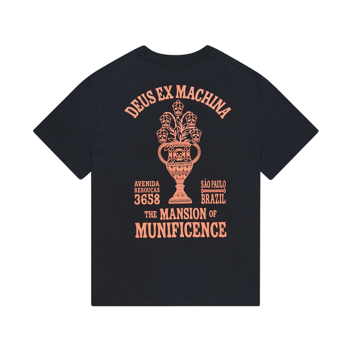 D263UTS382099 [6% 적립] Deus Ex Machina Sao Paulo Ceramic Tee Black