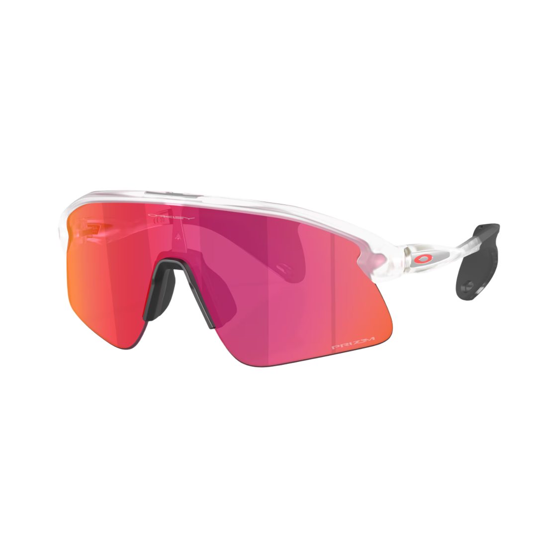 오클리 스턴트 데빌 매트 클리어 프레임 프리즘 필드 렌즈 하이 브릿지 핏(Oakley Stunt Devil Matte Clear Frame Prizm Field Lenses High Bridge Fit) - 2