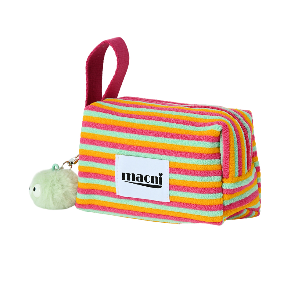 마크니 네모 브레드 파우치 스트라이프 핑크(MACNI Nemo Bread Pouch Stripe Pink) - 2