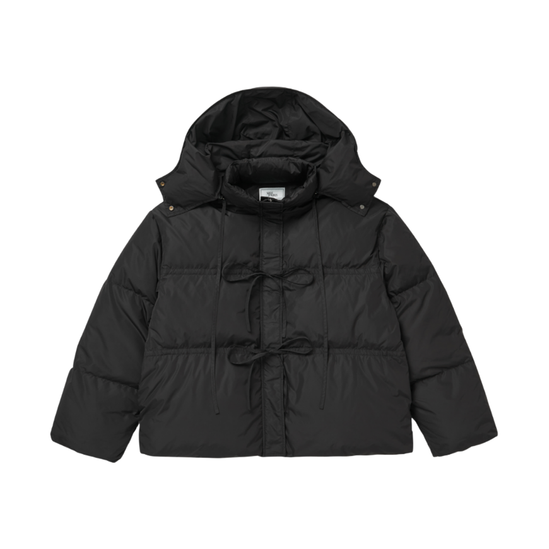 모이페어 스트랩 다운 자켓 블랙(MOIFAIRE Strap Down Jacket Black)