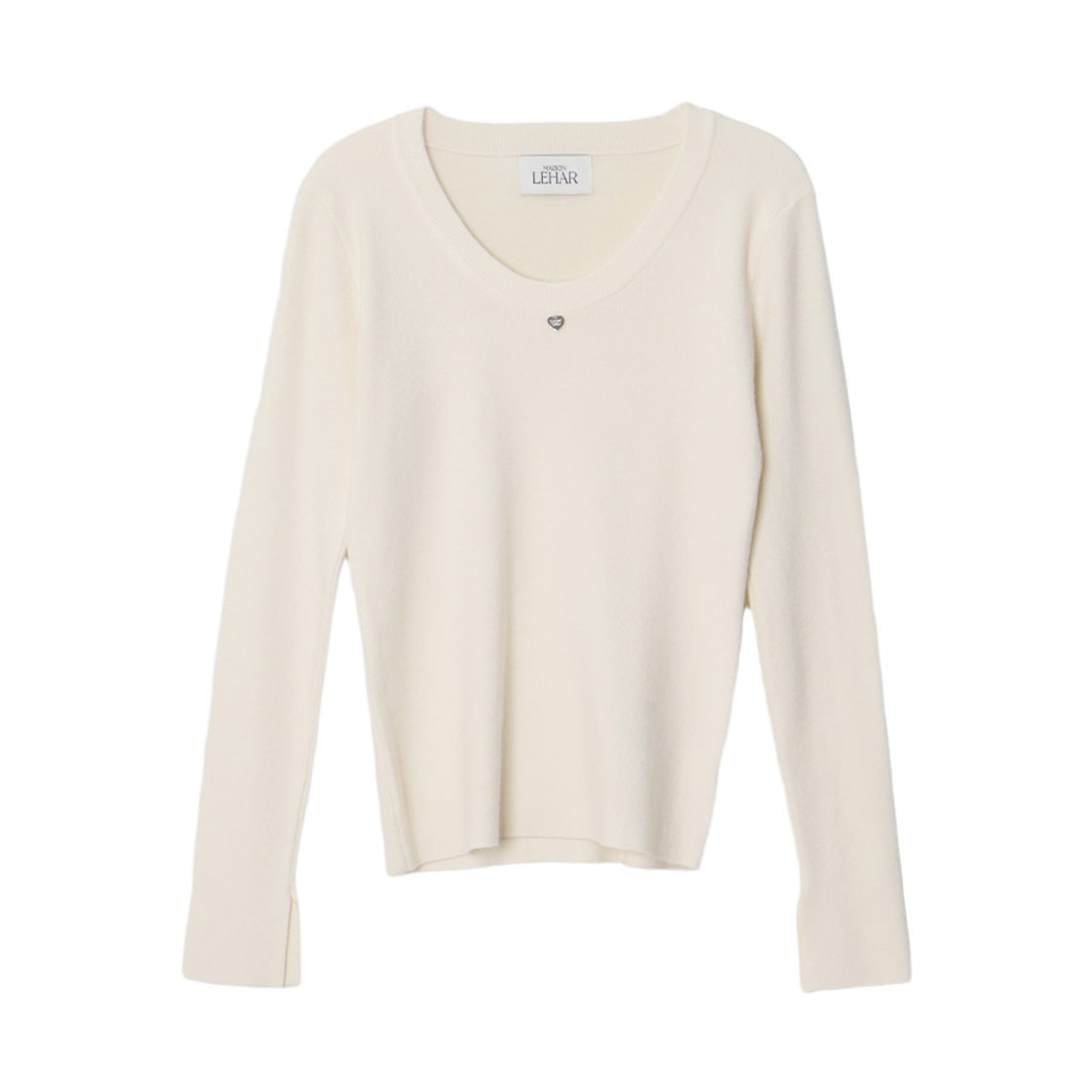 P0000TTK maisonlehar Megan Slit knit 4color