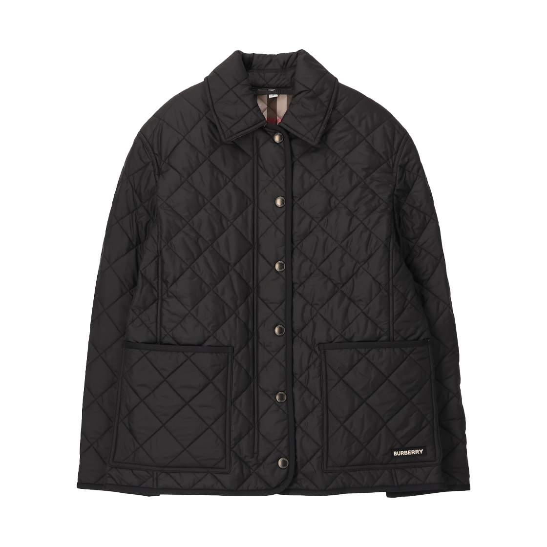 80841941 [20% 쿠폰] (W) Burberry Dalry Diamond Quilted Jacket Black