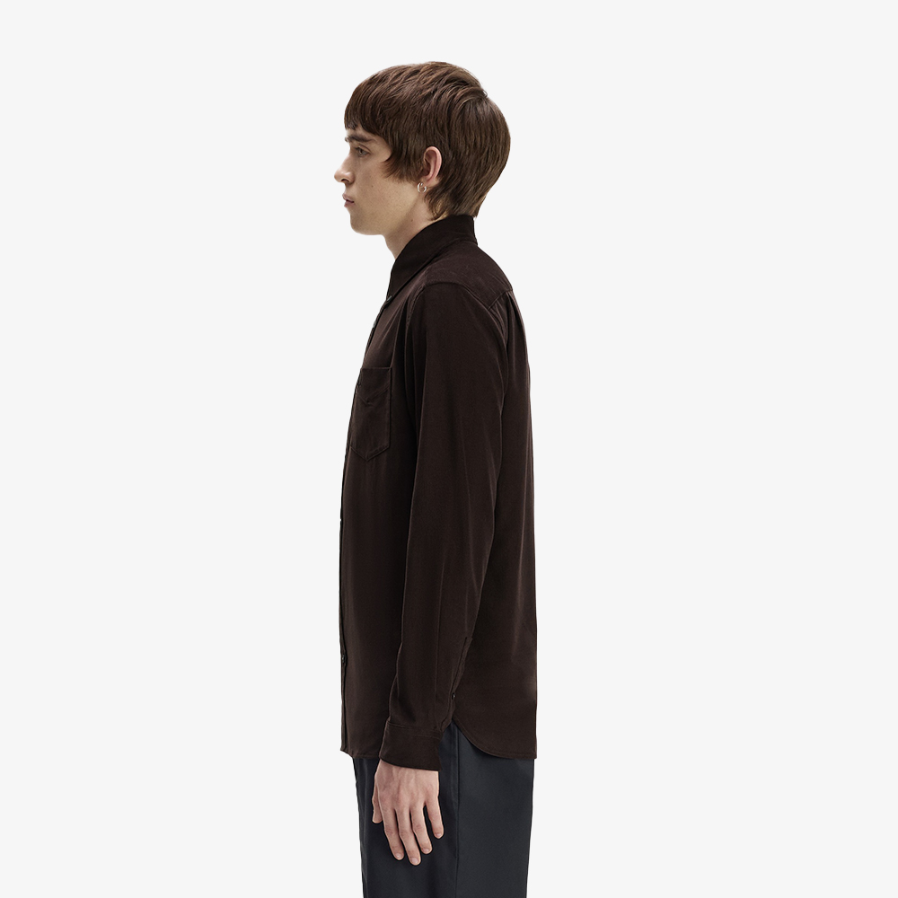 프레드페리 니들 코듀로이 셔츠 리치브라운(Fred Perry Needle Cord Shirt Rich Brown) - 4