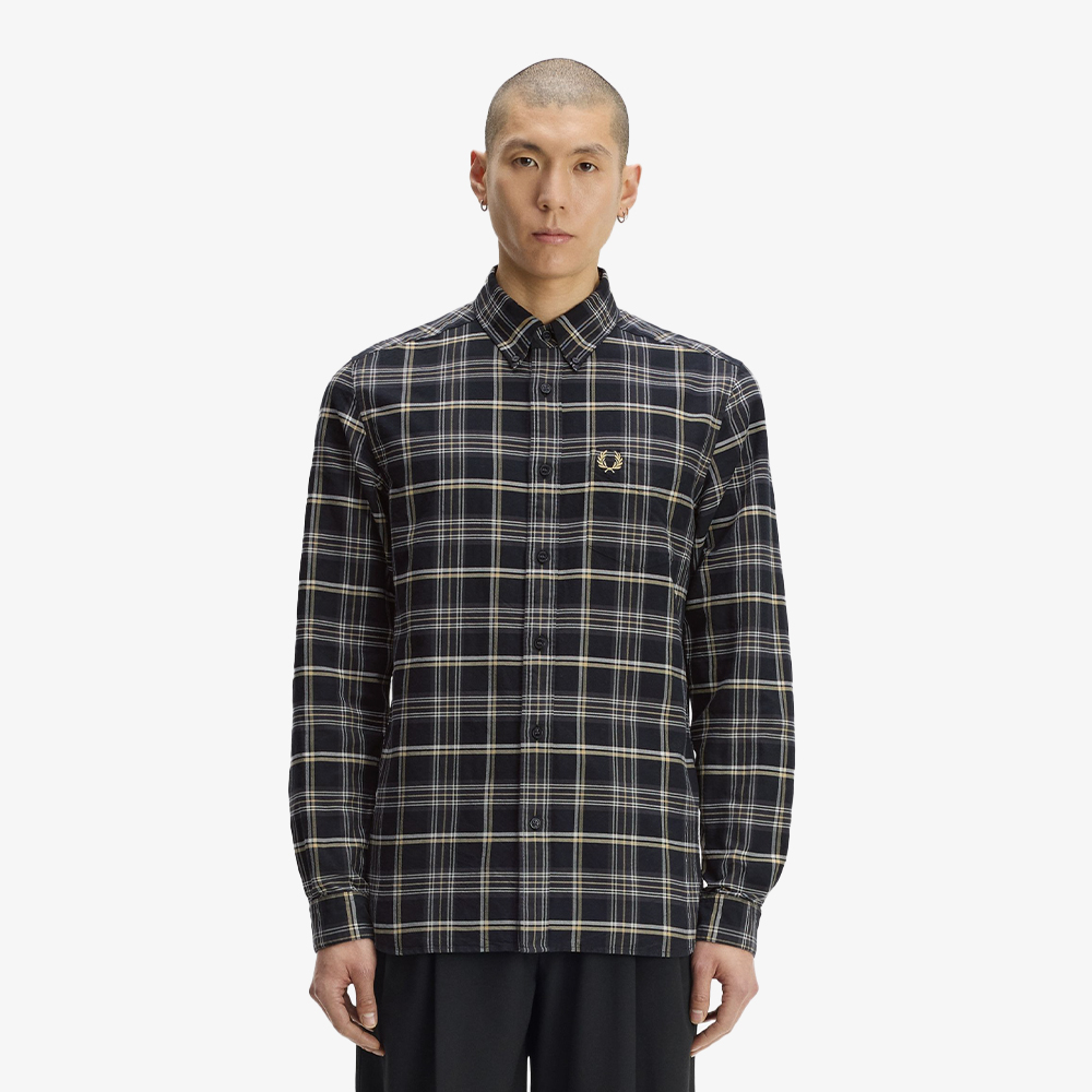 [KREAM 단독] 프레드페리 타탄 셔츠 블랙([KREAM 단독] Fred Perry Tartan Shirt Black) - 3