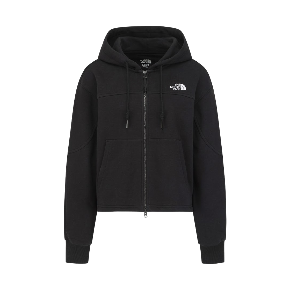 NJ5JS81K (W) The North Face White Label Edgeline Hood Zip Up Black - 26FW