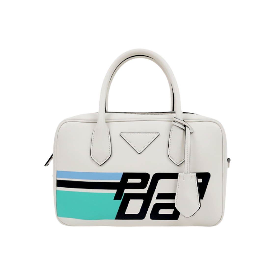 ITROK3JVAMU4 Prada White Leather Tote Bag