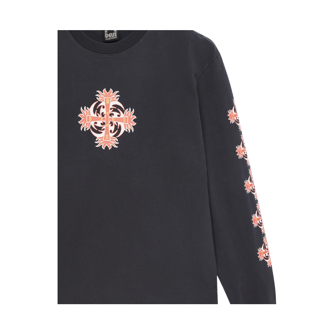 [6% 적립] 데우스 엑스 마키나 스위블 롱슬리브 티셔츠 차콜([6% 적립] Deus Ex Machina Swivel Ls Tee Charcoal) - 3