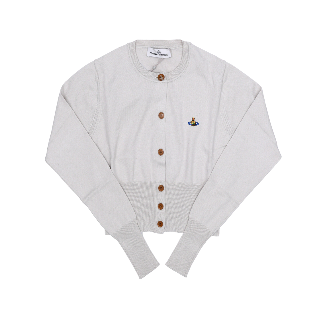 1803002U Y001V A402 [20% 쿠폰] (W) Vivienne Westwood Bea Cropped Cardigan Cream