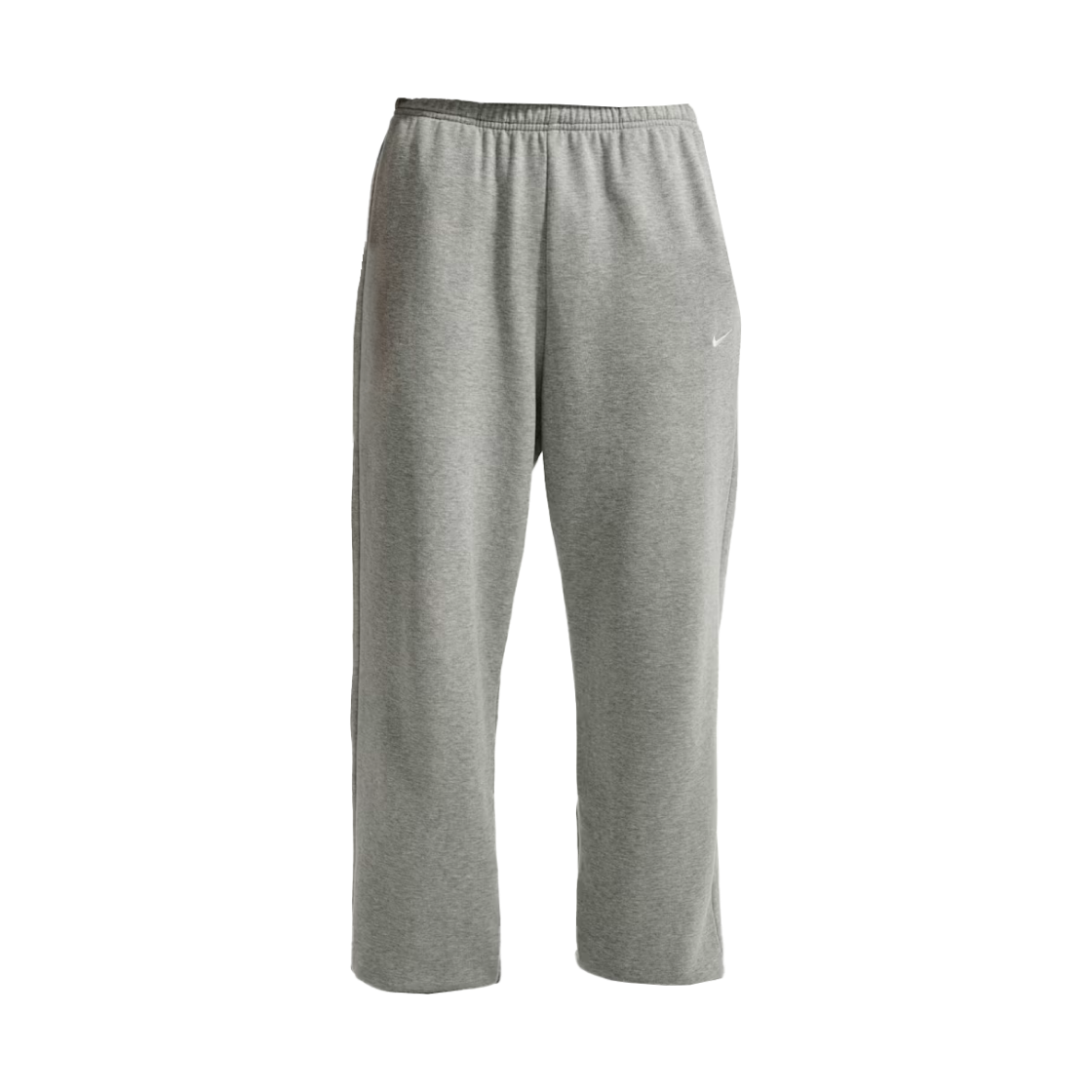 IM8512-063 (W) Nike Studio Fleece Lightweight Oversized High Rise Cuffed Pants Dark Grey Heather Sail - Asia