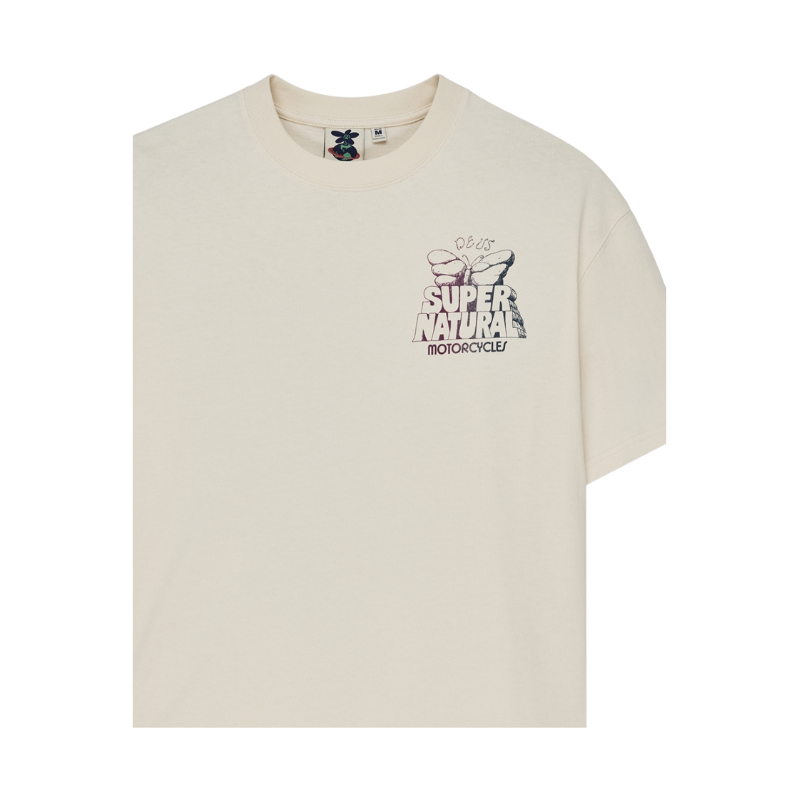 [6% 적립] 데우스 엑스 마키나 템플 토크 오버사이즈 티셔츠 아이보리([6% 적립] Deus Ex Machina Temple Torque Os Tee Ivory) - 3
