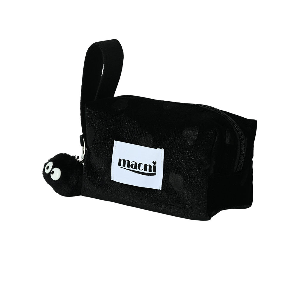 마크니 네모 브레드 파우치 하트 블랙(MACNI Nemo Bread Pouch Heart Black) - 2