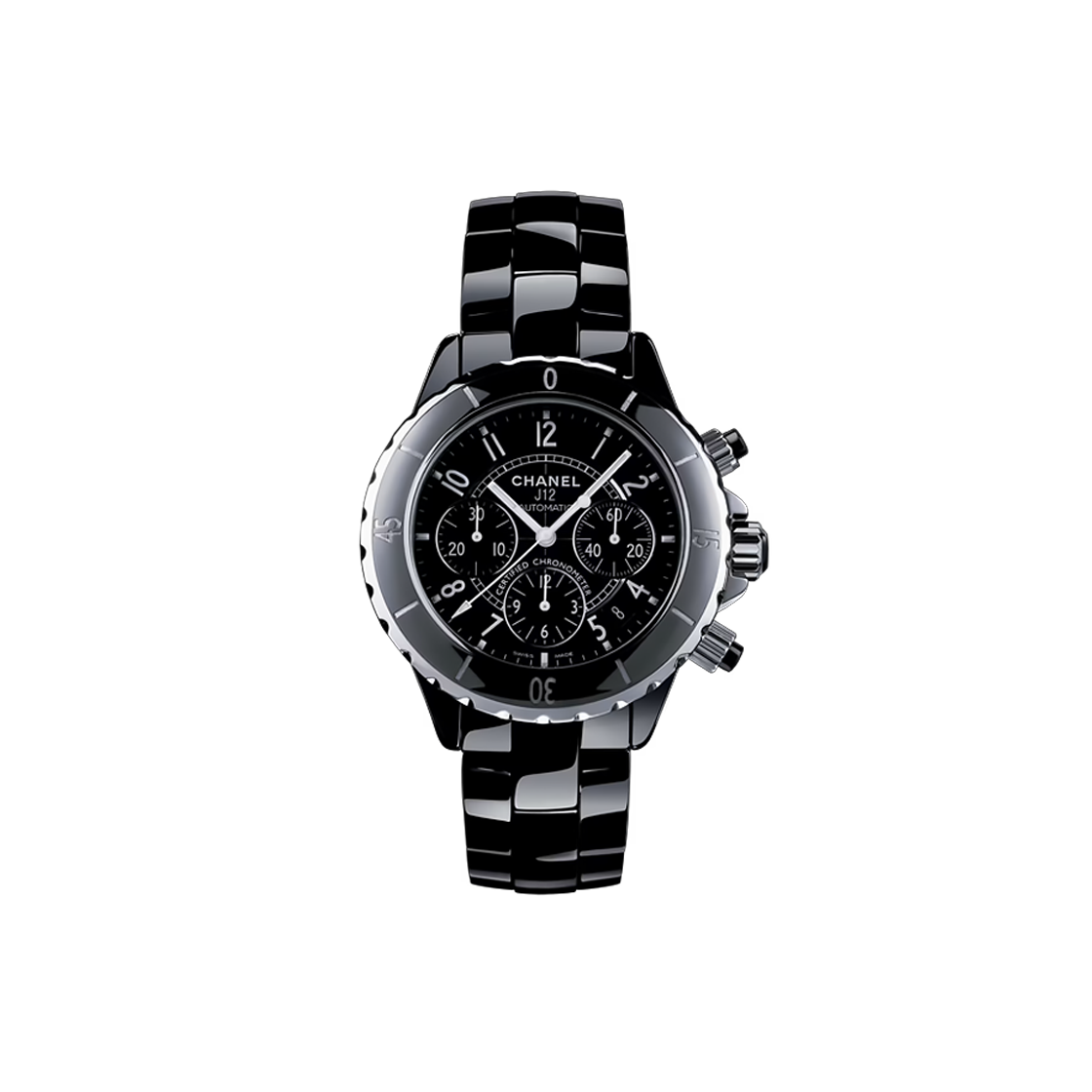ITTIDLOSOJ36 Chanel J12 Chronograph Black Arabic
