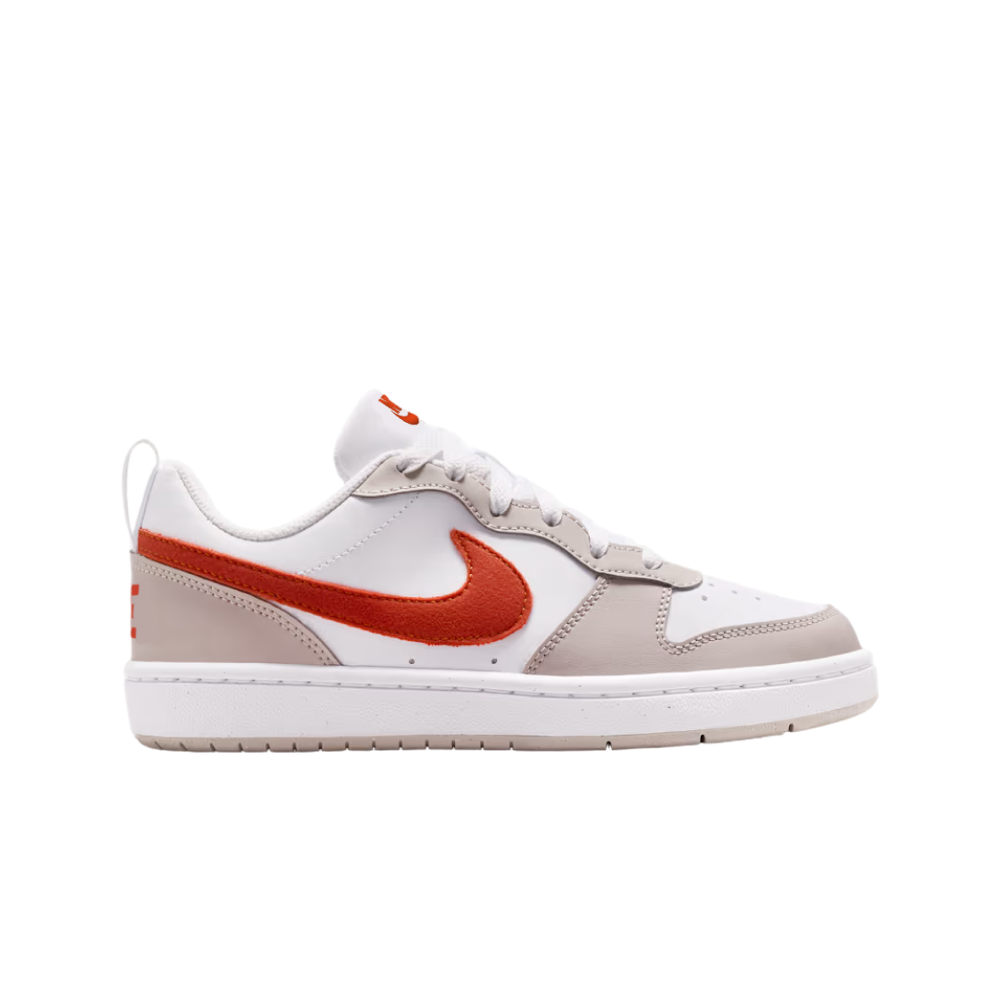 IQ2725-100 (GS) Nike Court Borough Low Essential+ White Moon Particle