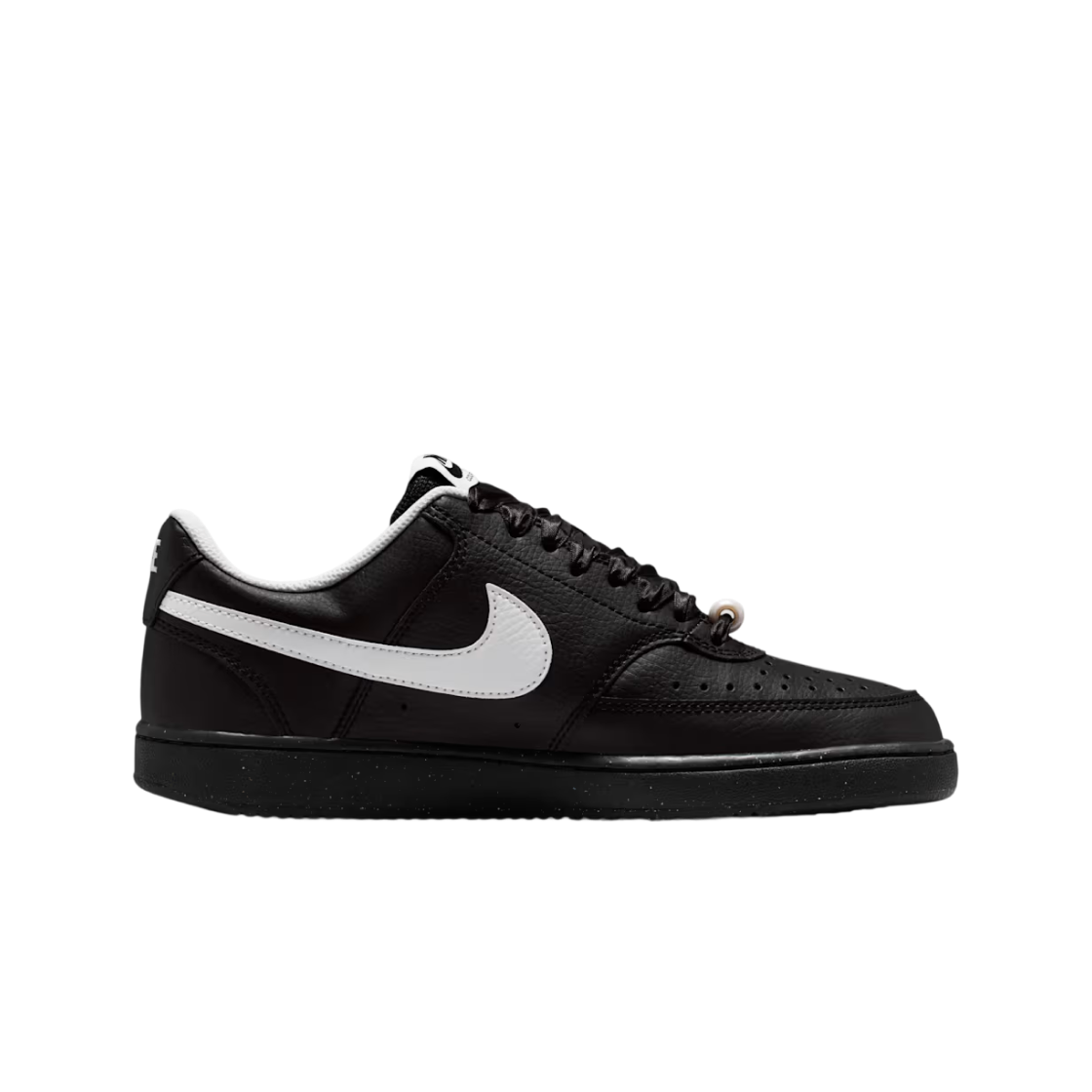 IB6652-001 (W) Nike Court Vision Low Black White