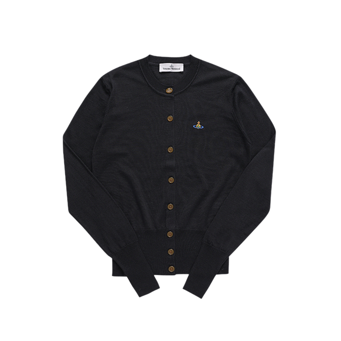 1803002P Y001A N402 [20% 쿠폰] (W) Vivienne Westwood Bea Wool Silk Cardigan Black
