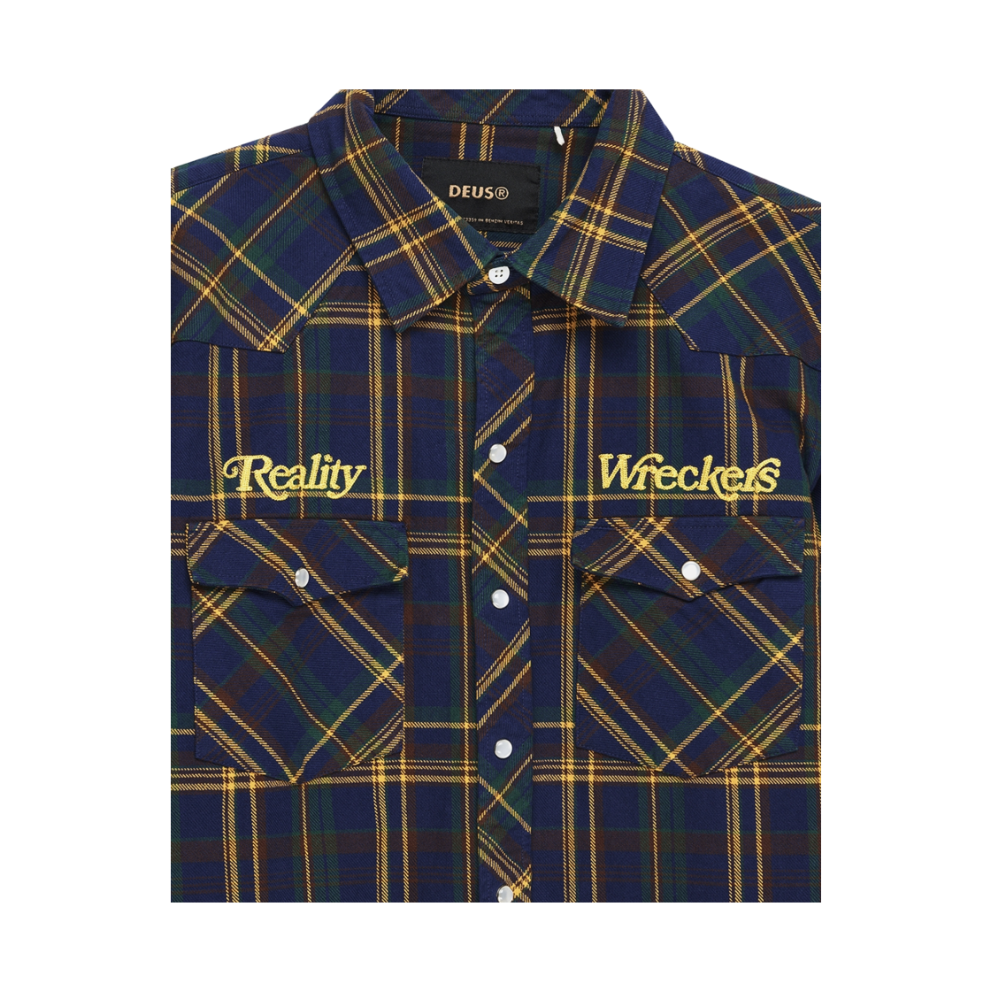 [6% 적립] 데우스 엑스 마키나 리얼리티 레커스 체크 셔츠 블루 체크([6% 적립] Deus Ex Machina Reality Wreckers Check Shirt Blue Check) - 3