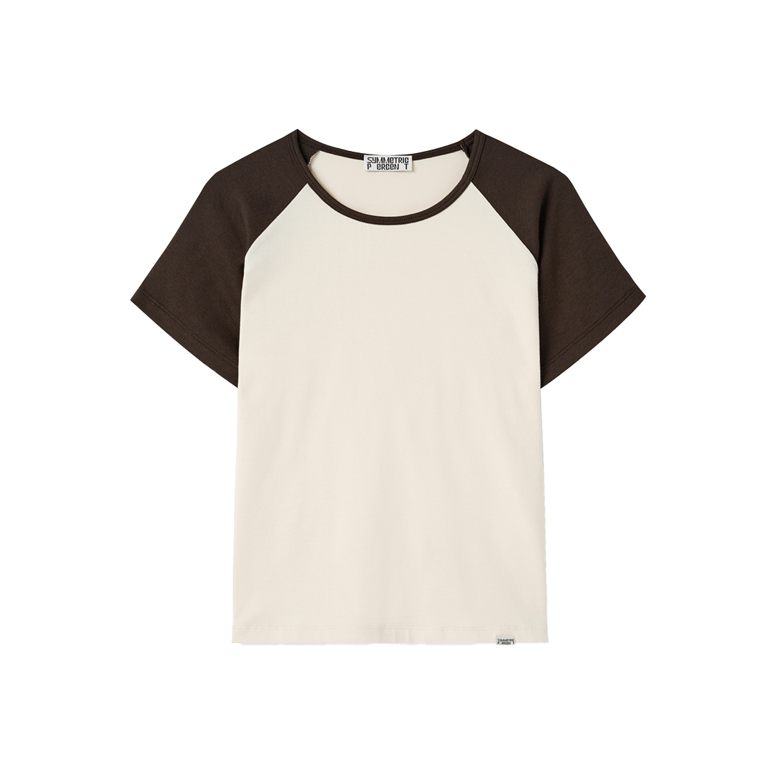 SW2F2TO17BE symmetric percent Raglan Baby T-shirt Beige