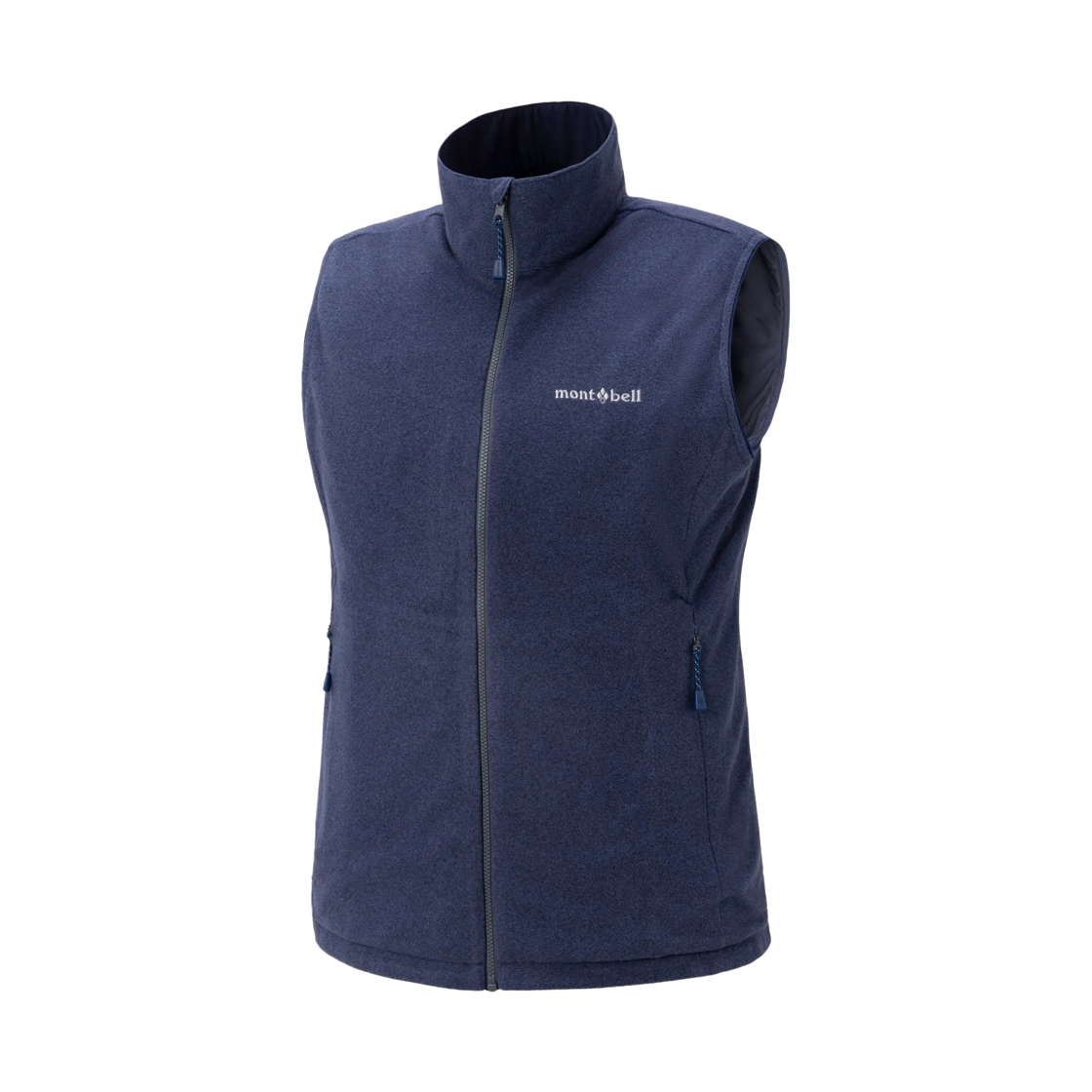 (W) 몽벨 샤미스 리버시블 베스트 네이비 1((W) Montbell Chameece Reversible Vest Navy 1) - 2