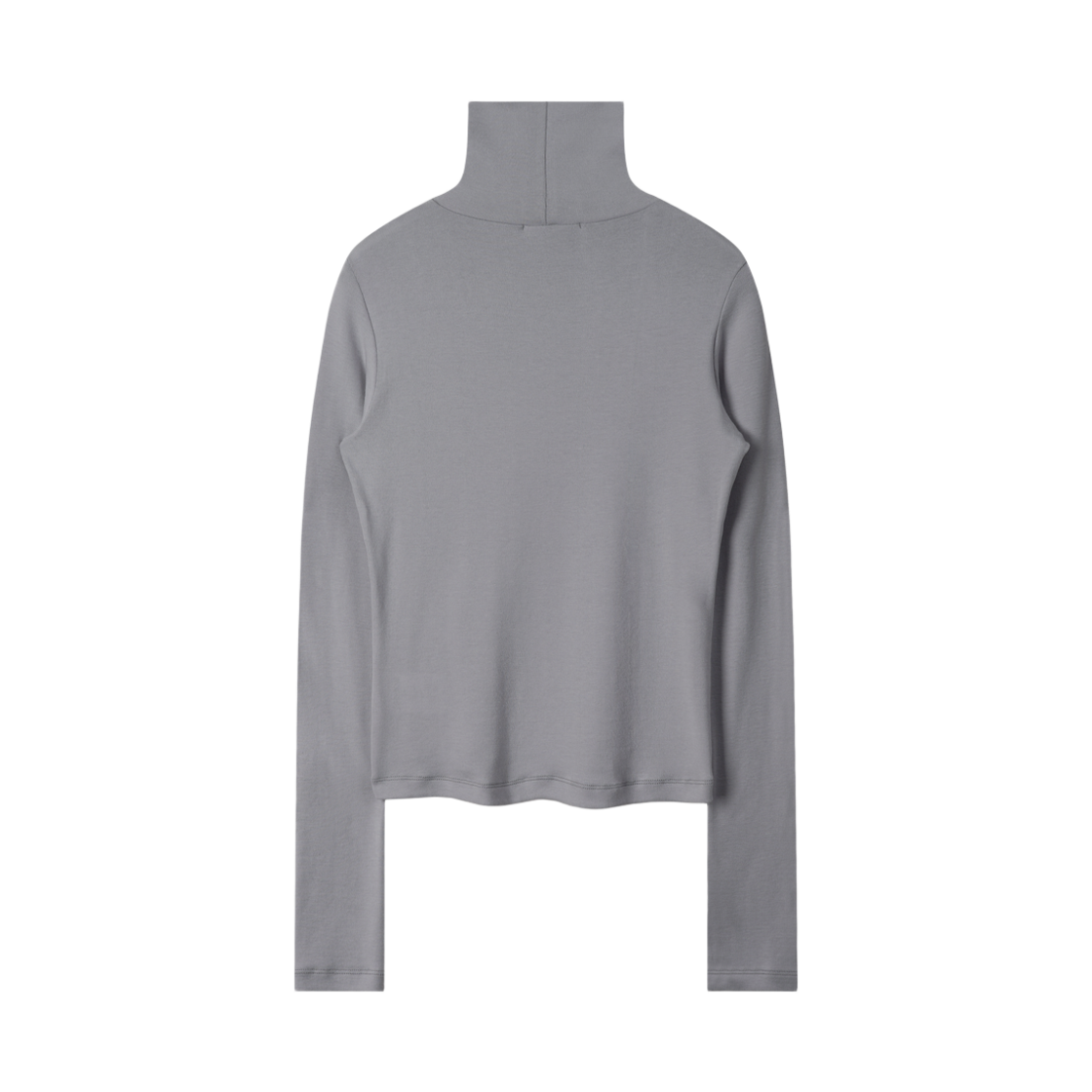 26FWWTS01GY PHOS333 W Incision-Stitch Turtleneck Grey