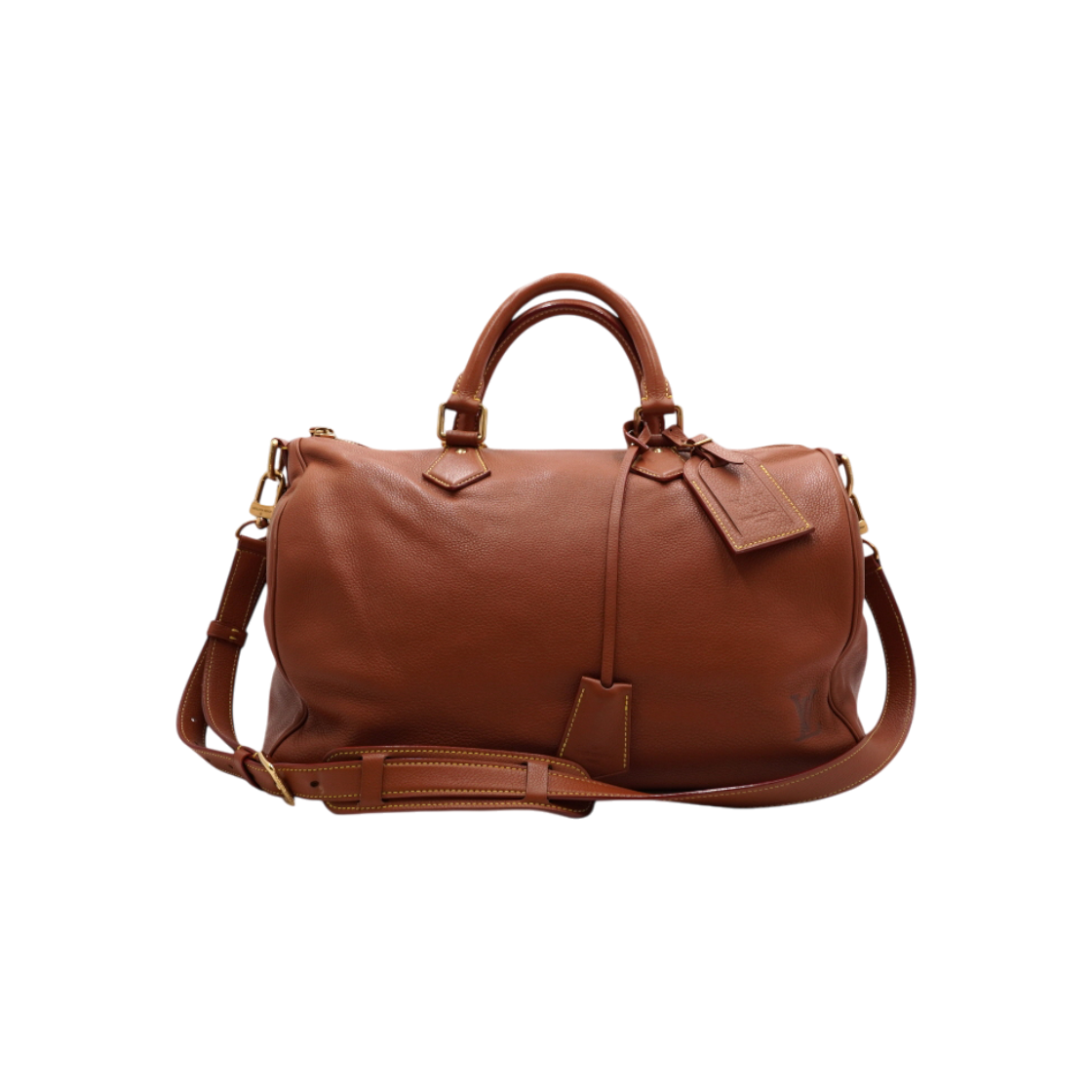 ITR8I3M5D2DI Louis Vuitton Cognac Speedy P9 Bandouliere 40 Tote Bag