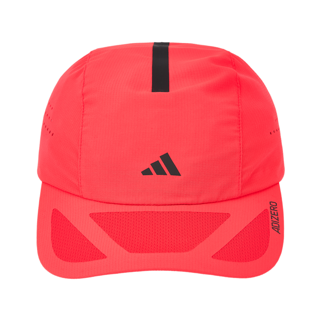 아디다스 러닝 X 아디제로 라이트웨이트 클라이마쿨 캡 루시드 레드 블랙(Adidas Running X Adizero Lightweight Climacool Cap Lucid Red Black) - 2