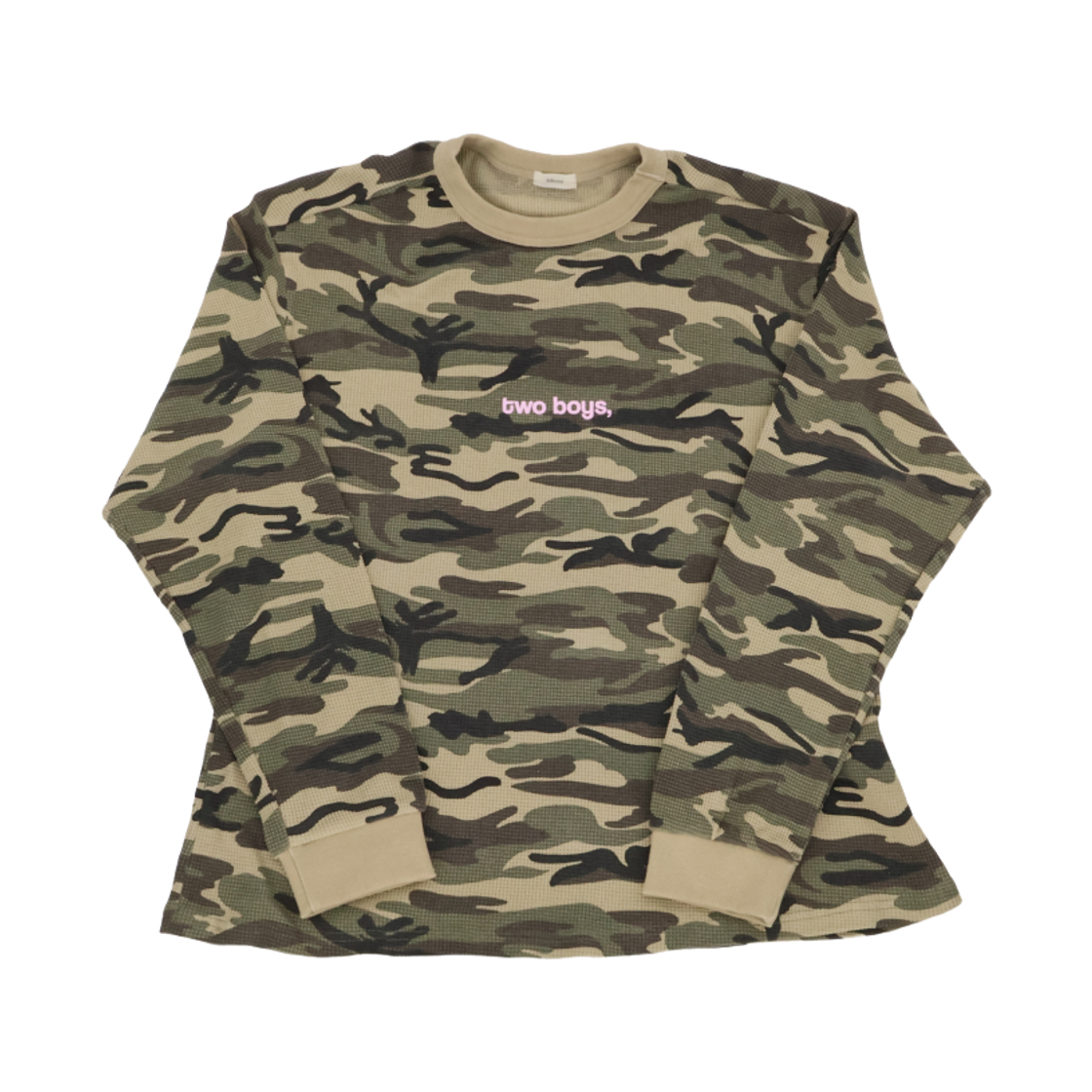 26FW51973 Kikozy Duo Waffle T-shirt_Camo