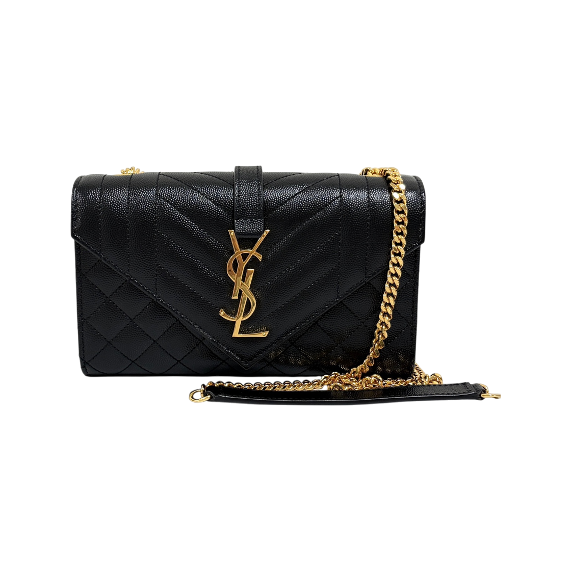 IT5BN6GFOOTQ Saint Laurent Envelope Chain Shoulder Bag