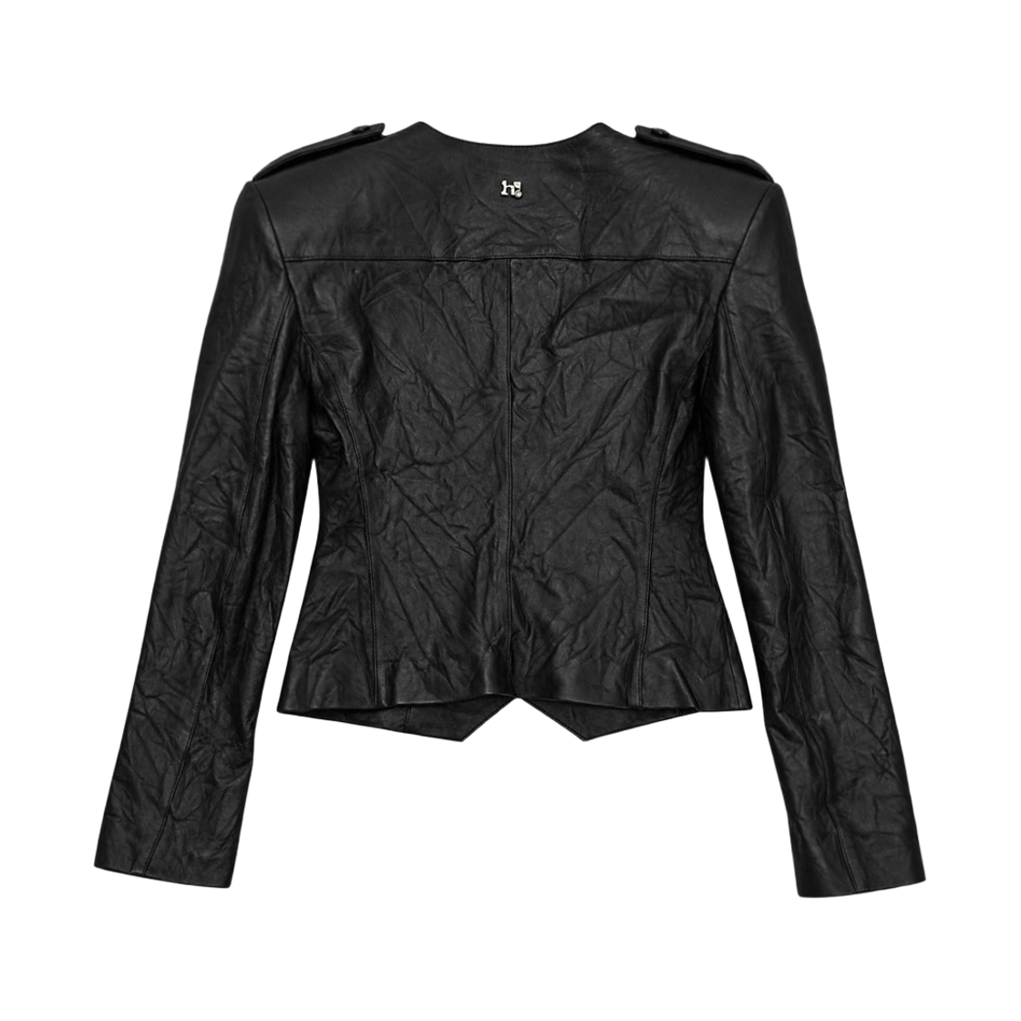 홀리넘버세븐 에폴렛 텍스처드 양가죽 재킷(Holy Number 7 Epaulet Textured Lambskin Jacket) - 2