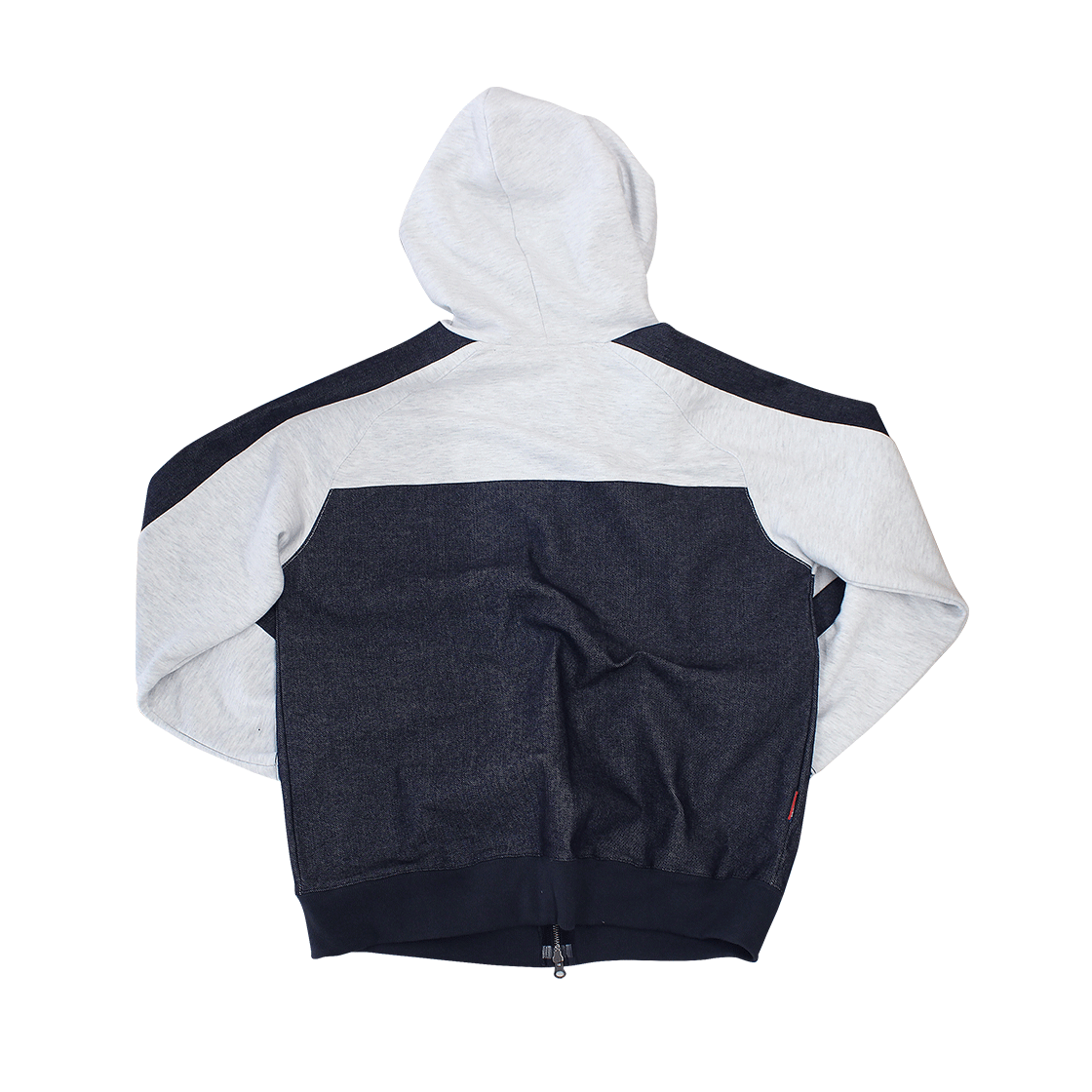 스포츠챔버 코어 데님 후드 집업 1% 그레이(SPORT CHAMBER Core Denim Hood Zip-Up 1% Gray) - 2