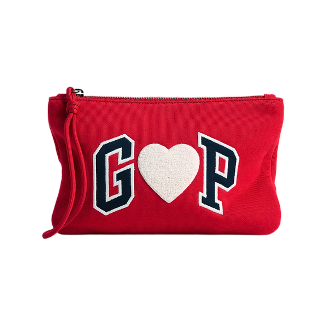 갭 하트 후드 파우치 모던 레드(Gap Heart Hoodie Pouch Modern Red)