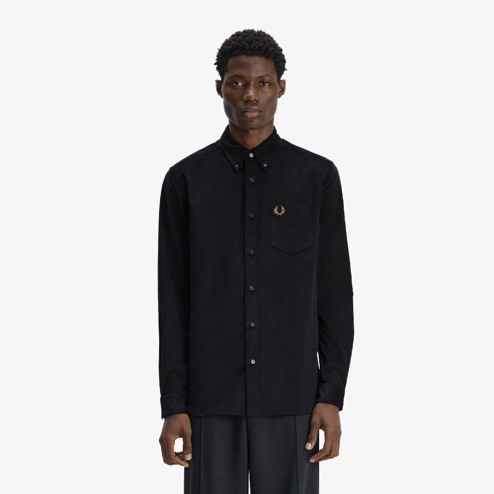 프레드페리 니들 코듀로이 셔츠 블랙(Fred Perry Needle Cord Shirt Black) - 3