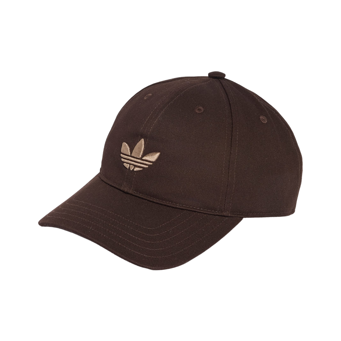 KR1660 Adidas Adicolor Classic Trefoil Baseball Cap Aurora Coffee