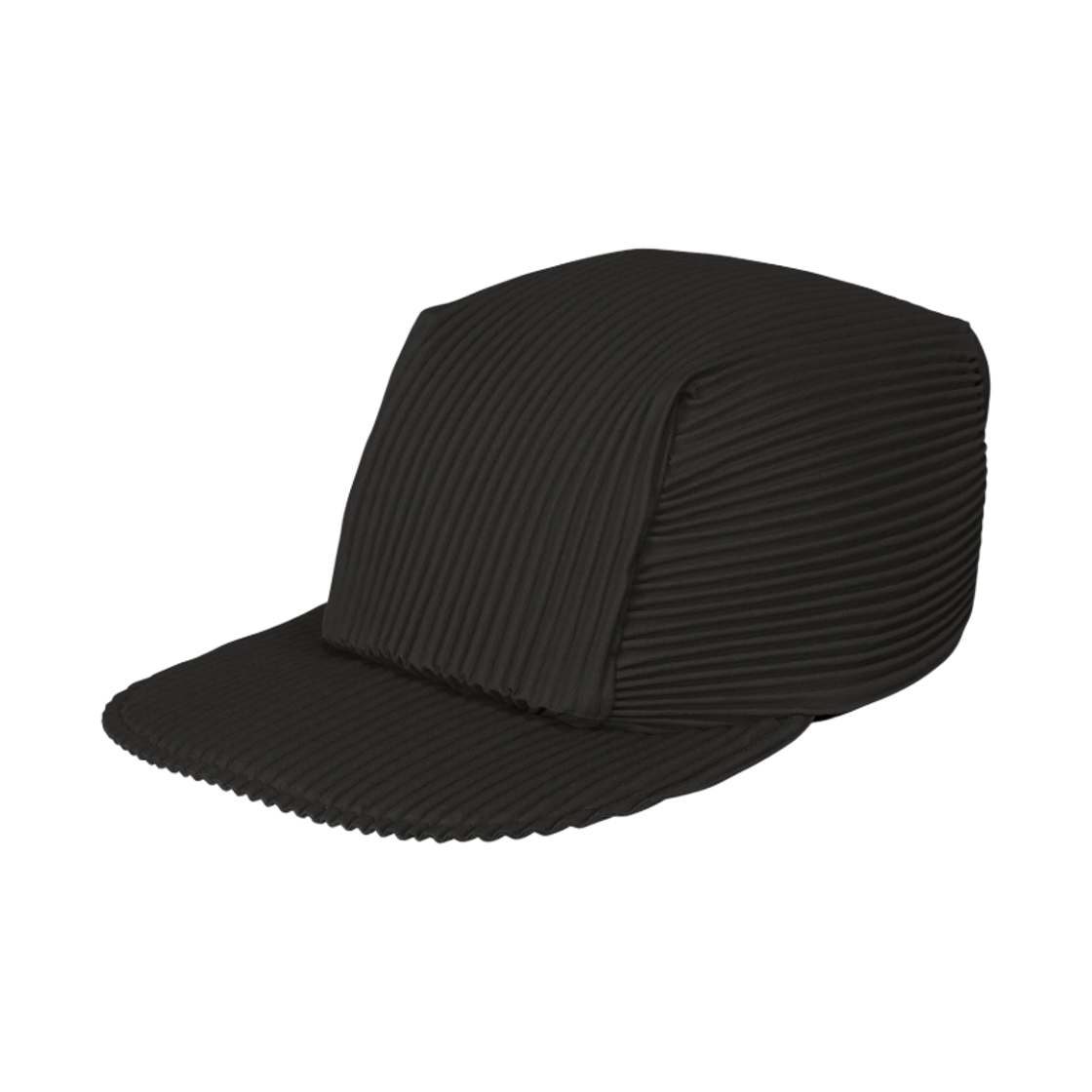 HP63-AA427-15 Homme Plisse Issey Miyake Pleats Cap Black