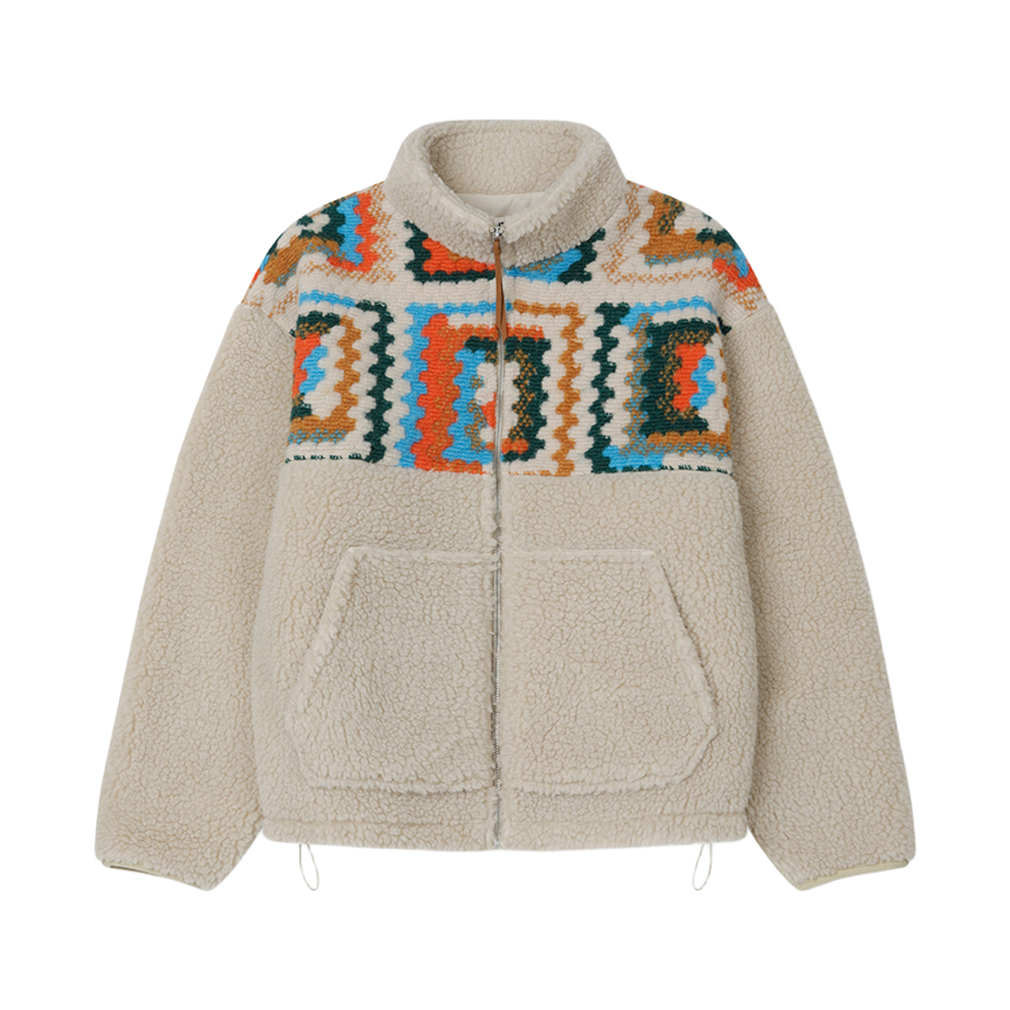 프리터 크로세 플리스 자켓 베이지(FRITUR Crocher Fleece Jacket Beige) - 1