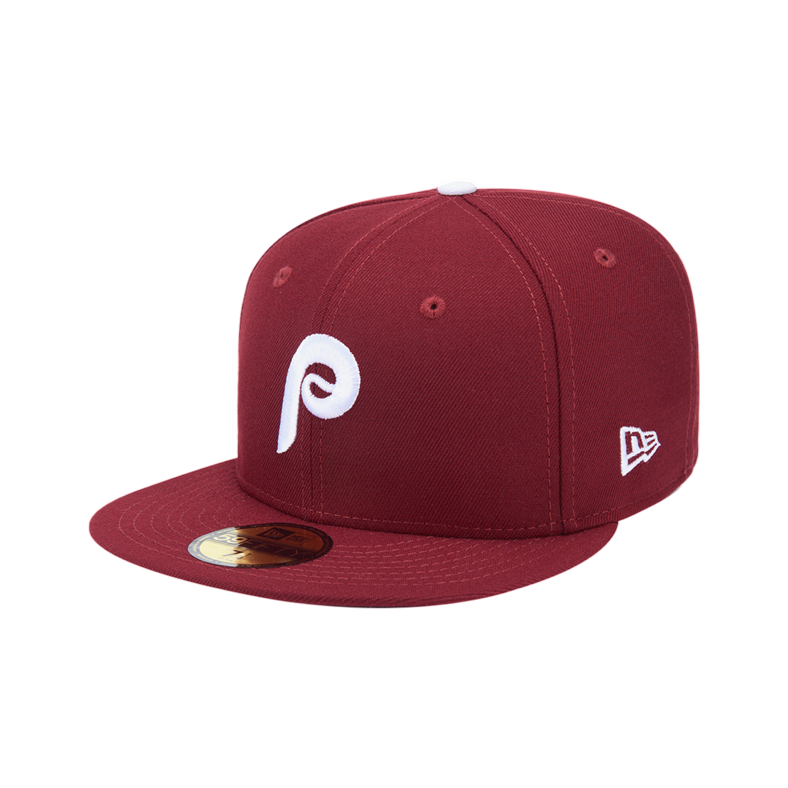 70490538 New Era MLB Authentic Philadelphia Phillies Fitted Cap Alt2 Cardinal