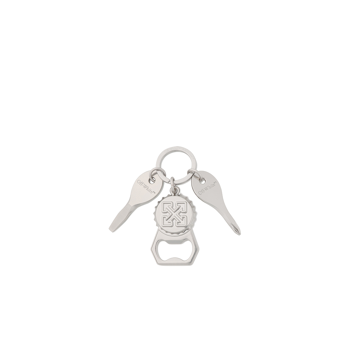 오프화이트 오프너 키링 (실버)(OFF-WHITE Opener Keyring (Silver))