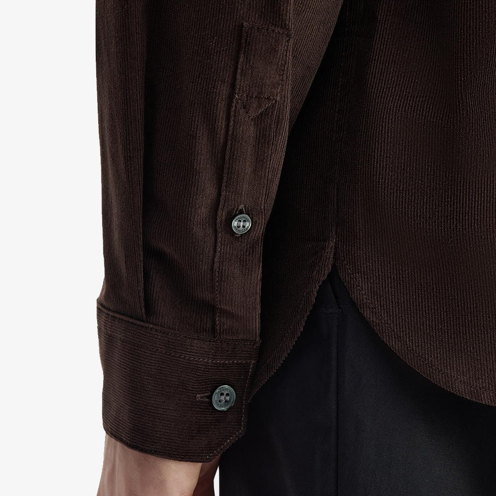 프레드페리 니들 코듀로이 셔츠 리치브라운(Fred Perry Needle Cord Shirt Rich Brown) - 6