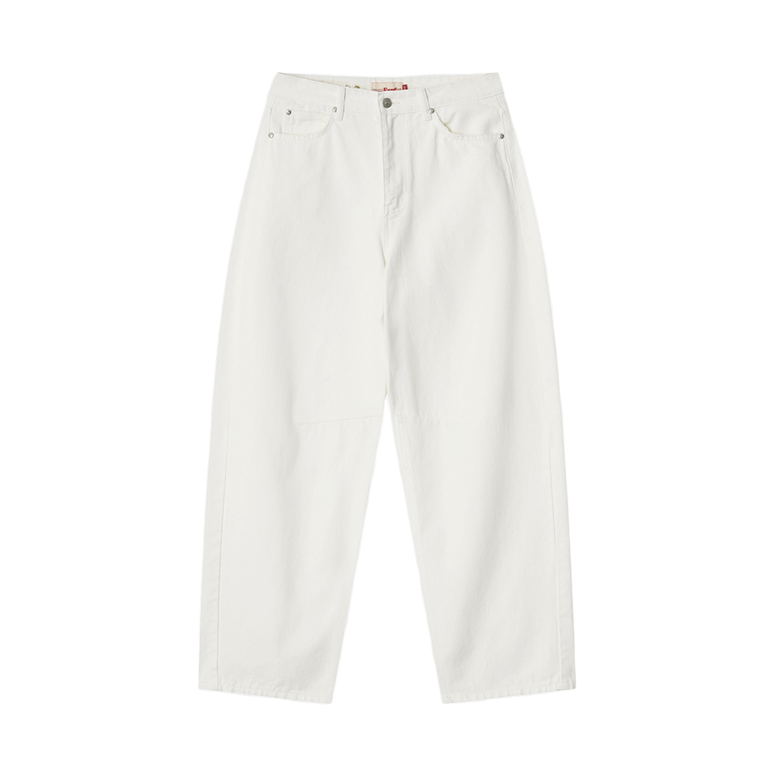 EEA1DP01 EEUT Curved Denim Pants White