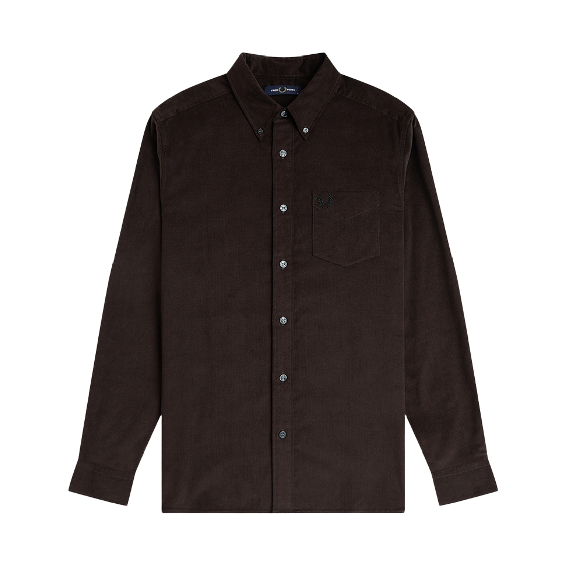 프레드페리 니들 코듀로이 셔츠 리치브라운(Fred Perry Needle Cord Shirt Rich Brown)
