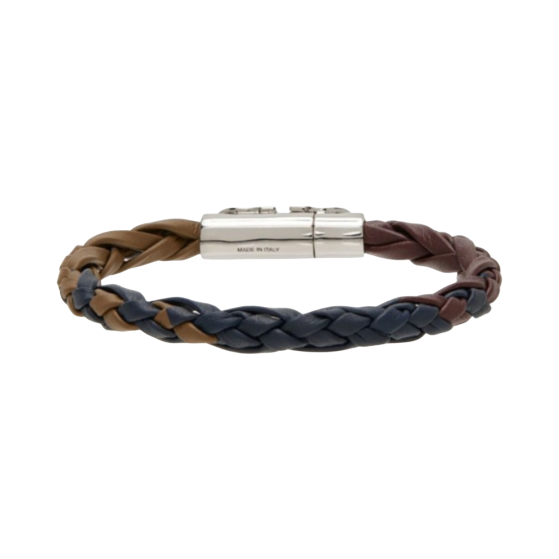 페라가모 살바토레 로고 브레이드 카프스킨 브레이슬릿 브라운 버건디(Ferragamo Salvator Logo Braid Calfskin Bracelet Brown Burgundy) - 2