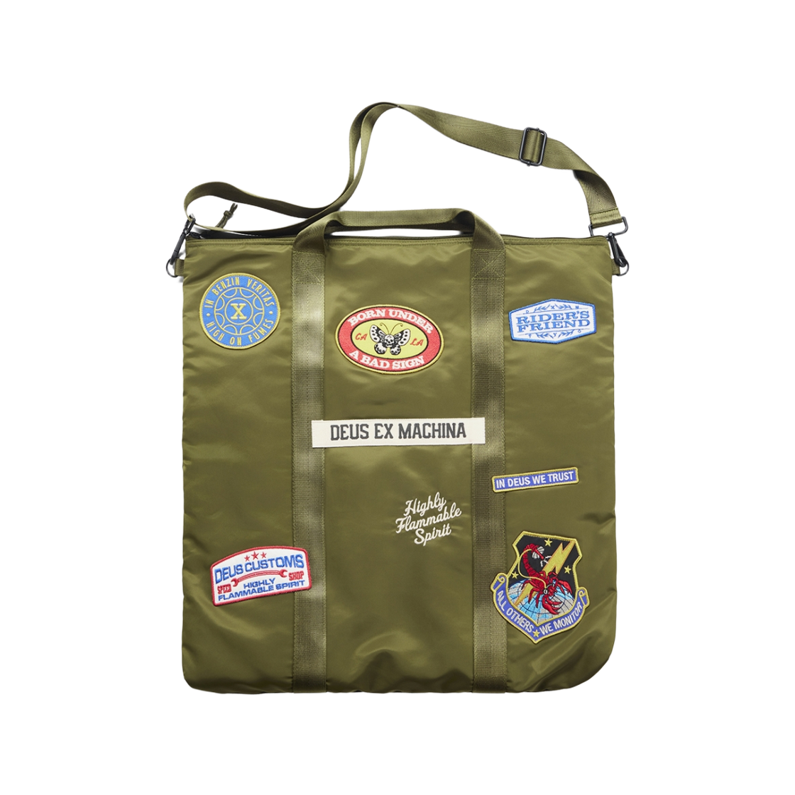 D263UBG360055 [6% 적립] Deus Ex Machina Flight Helmet Tote Khaki