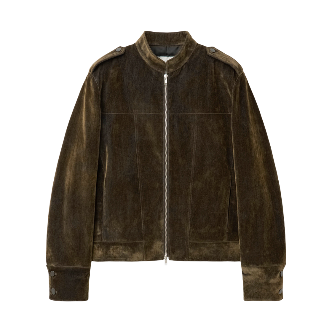 알렌느 빅터 벨벳 데님 자켓 브라운(Haleine Victor Velvet Denim Jacket Brown (Xj323))