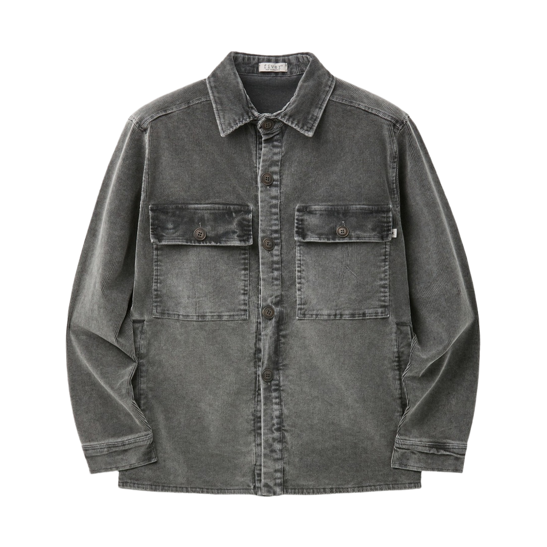 시리즈 파이버 코듀로이 셔츠 재킷 블랙(Series Fiver Corduroy Shirts Jacket Black)