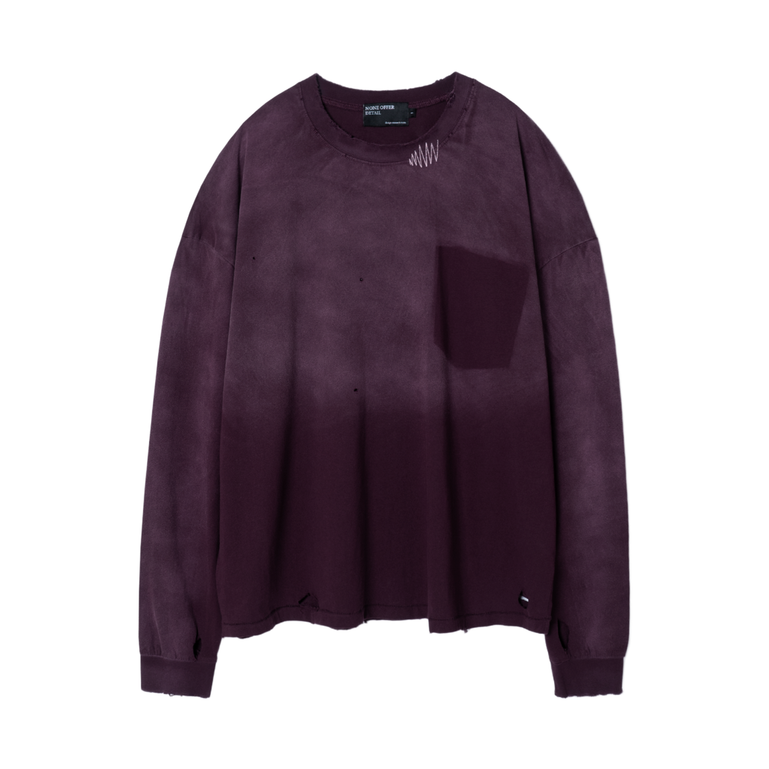 P000DNNW None - Ghost pocket Long sleeve (Purple)
