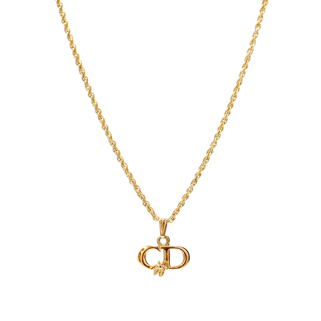 ITHNV8LQRIM5 Dior CD Gold Necklace