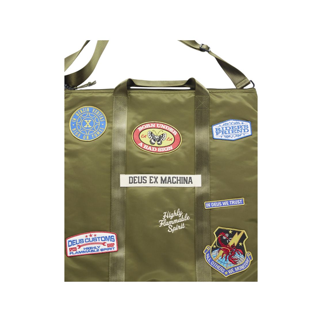 [6% 적립] 데우스 엑스 마키나 플라이트 헬멧 토트 카키([6% 적립] Deus Ex Machina Flight Helmet Tote Khaki) - 3
