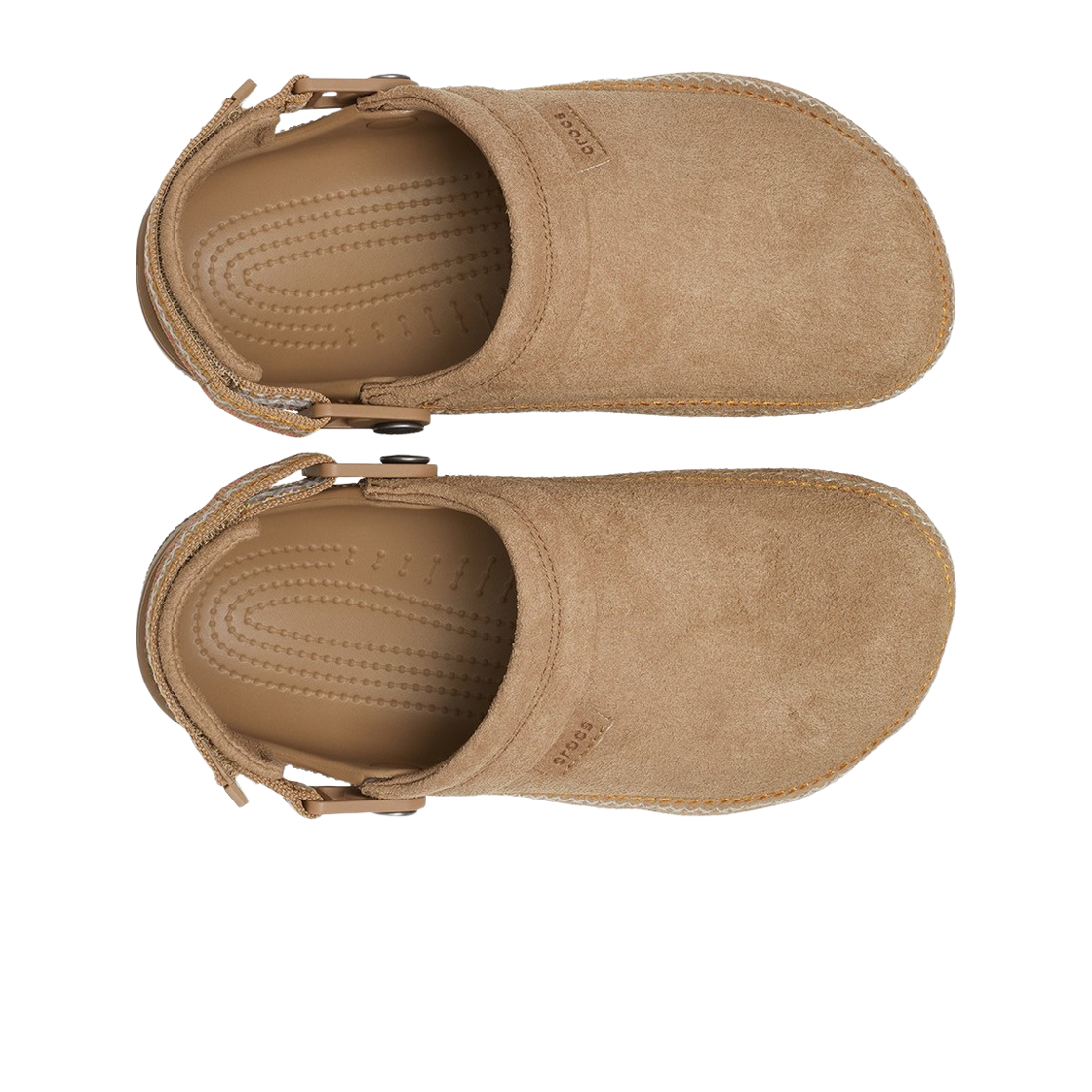 크록스 크래프티드 비건 스웨이드 스티치 클로그 세피아(Crocs Crafted Vegan Suede Stitch Clog Sepia) - 2