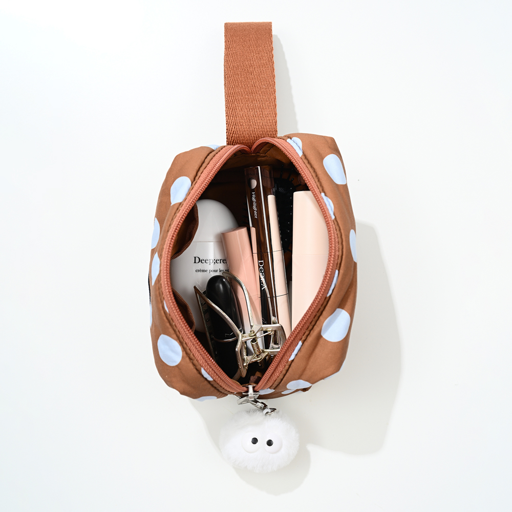 마크니 네모 브레드 파우치 도트 브라운(MACNI Nemo Bread Pouch Dot Brown) - 4